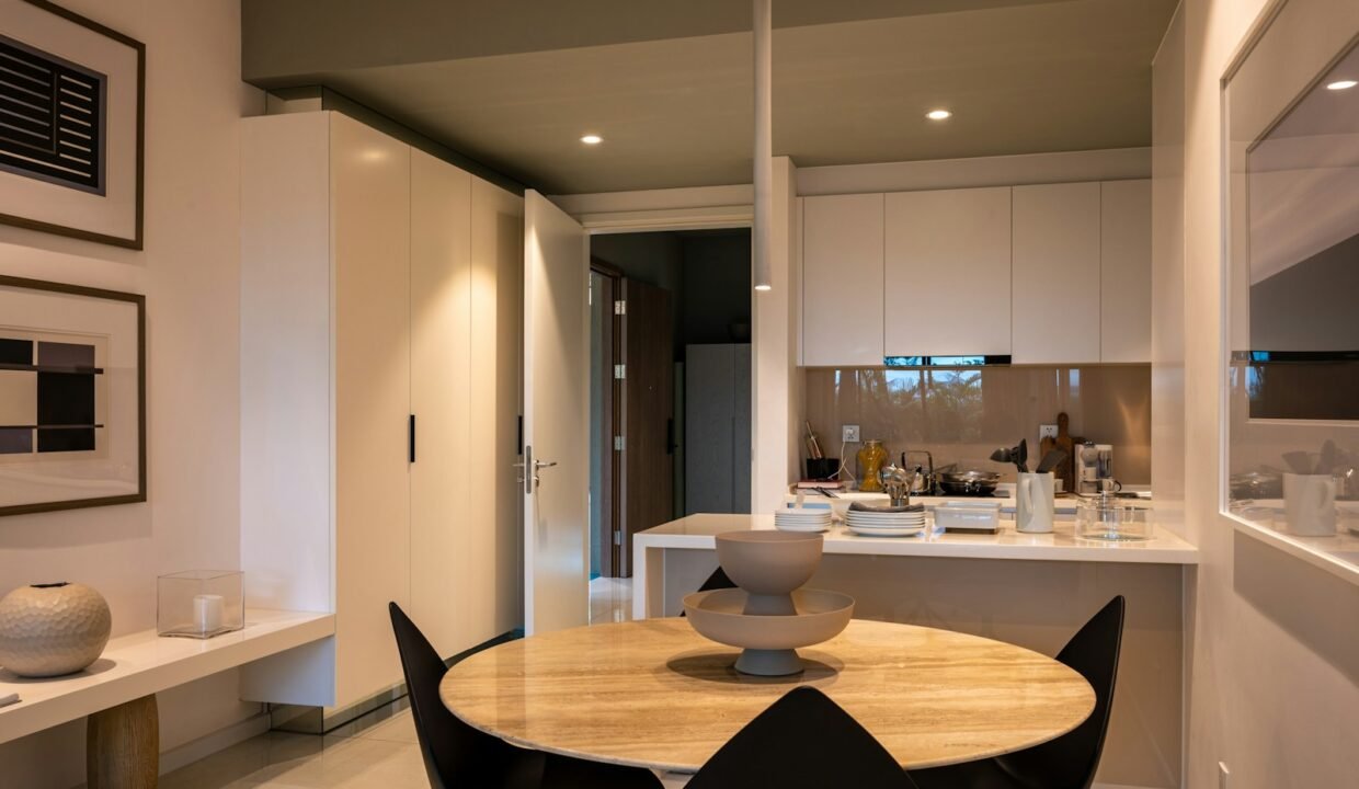 white ceramic sink near brown wooden table
